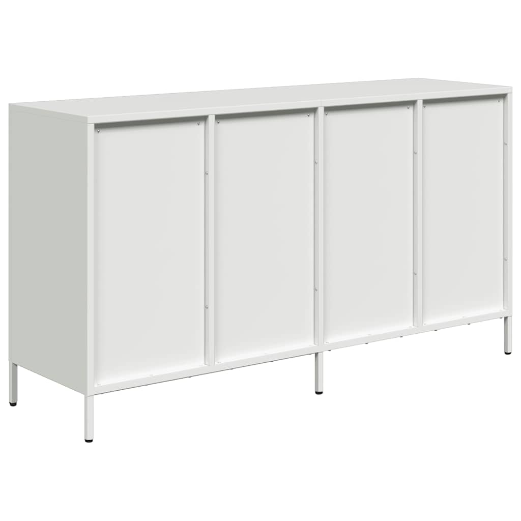 Sideboard White 135x39x73.5 cm Cold-rolled Steel